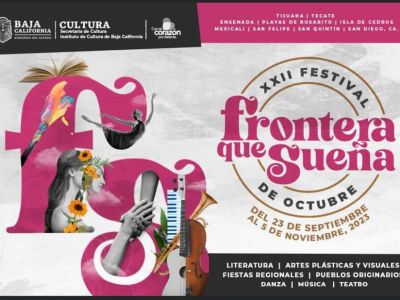 ANUNCIA SECRETARÍA DE CULTURA PROGRAMACIÓN DEL XXII FESTIVAL DE OCTUBRE: FRONTERA QUE SUEÑA